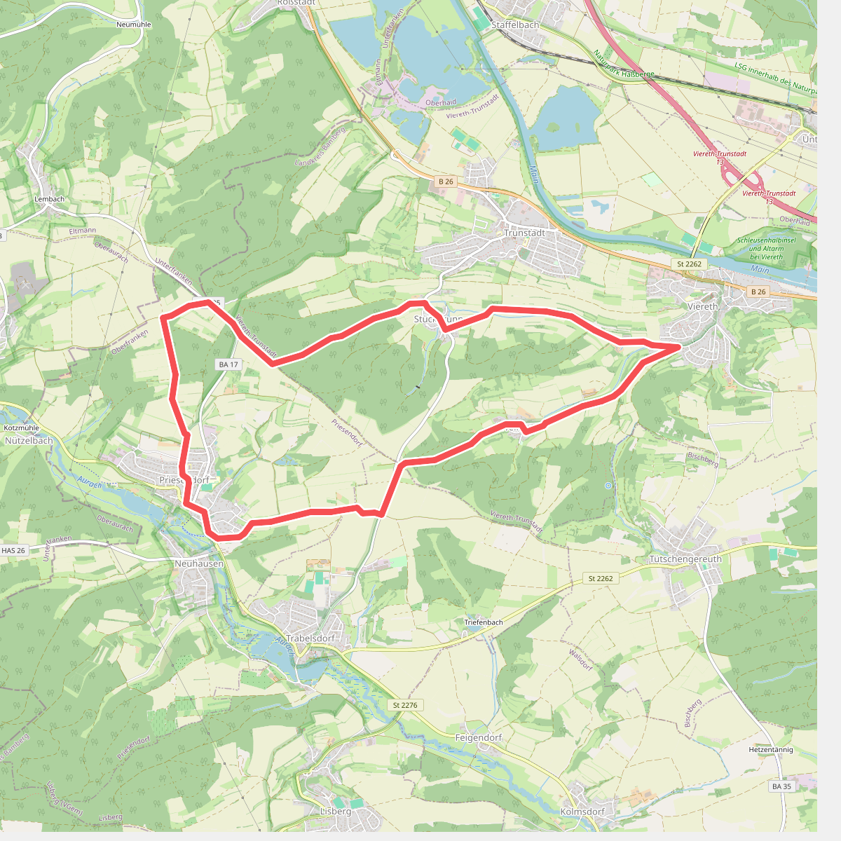 Rundweg Priesendorf P 3 "Weiherer Weg"