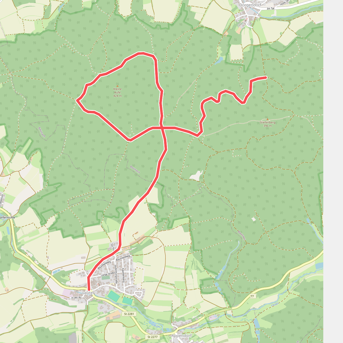 Baumlehrpfad um die Raidelhütte
