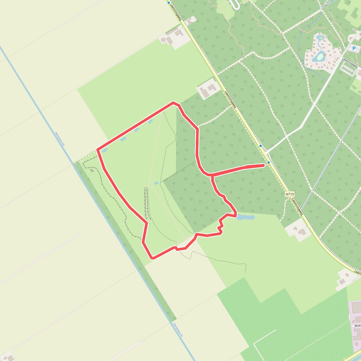 Sporenpad, Voorsterbos bij Kraggenburg
