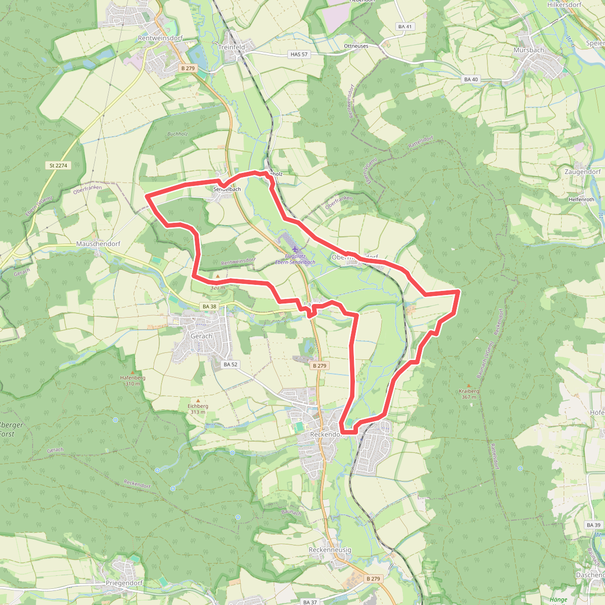 Rundwanderweg Maus Reckendorf