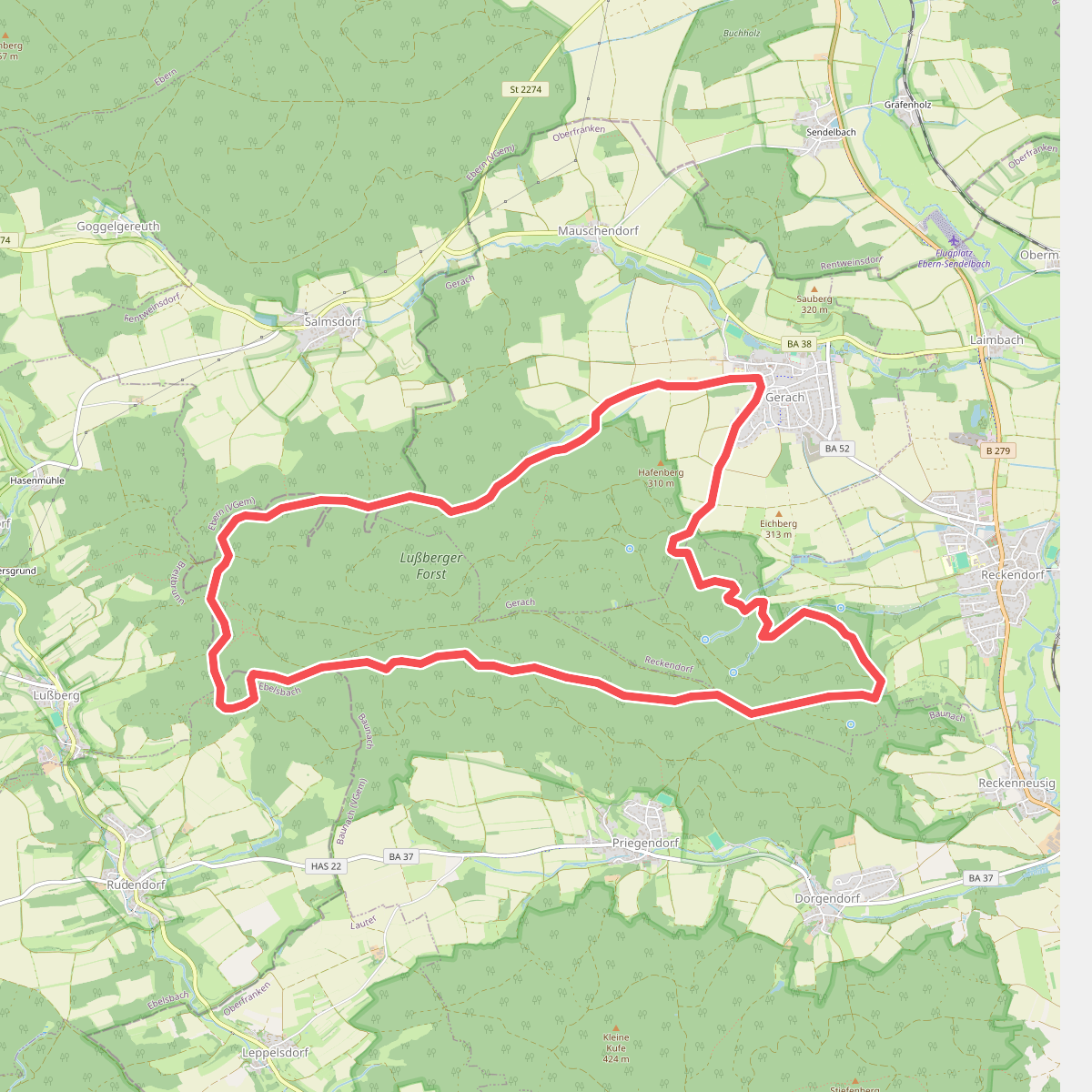 Rundwanderweg Wildschwein Gerach