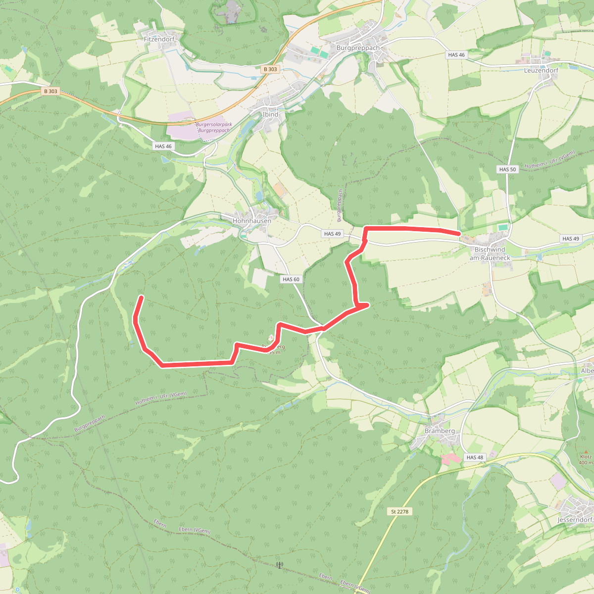 Burgenkundlicher Rundweg Haßberge