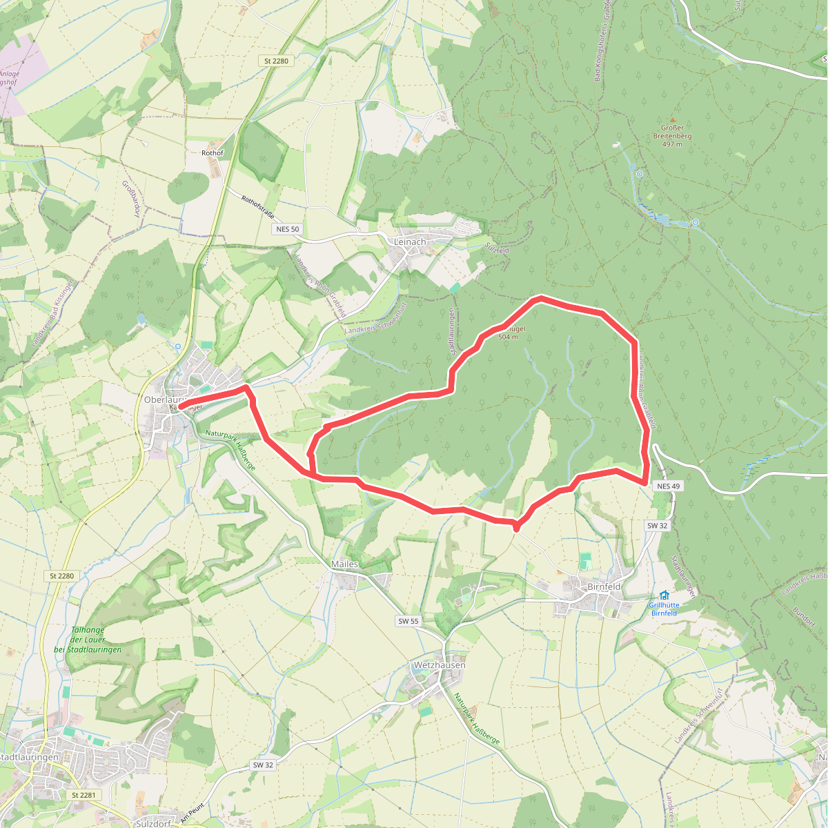Geologieweg Stadtlauringen