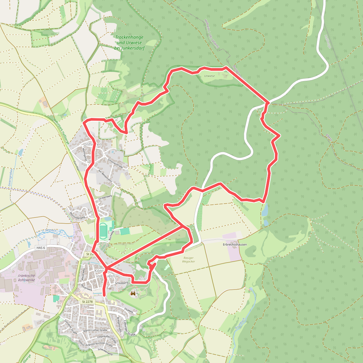 Historischer Rundwanderweg Königsberg