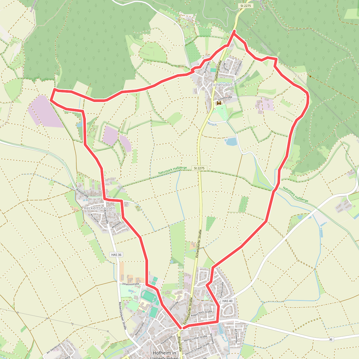 Rundwanderweg Elster Hofheim
