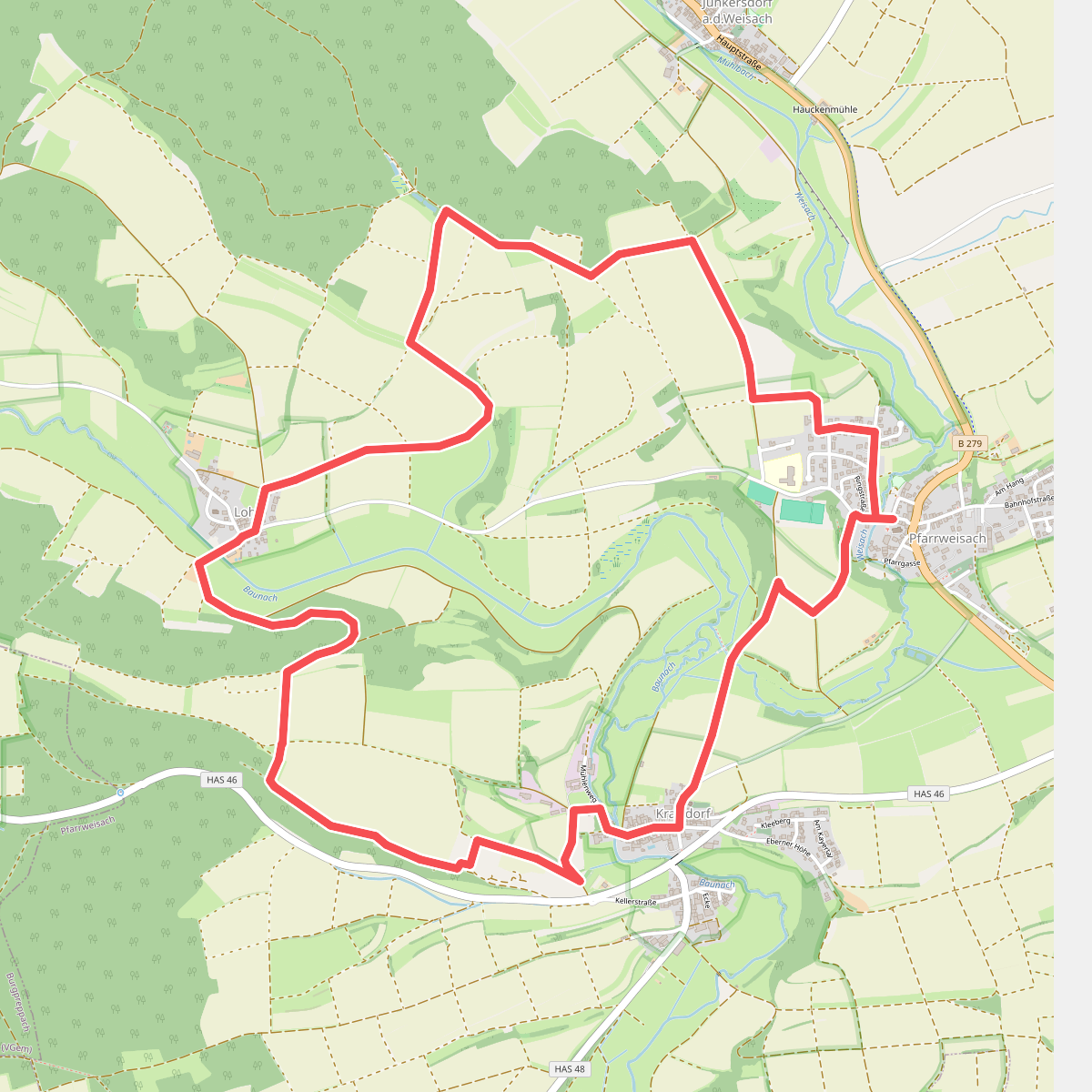 Rundwanderweg Fasan Pfarrweissach