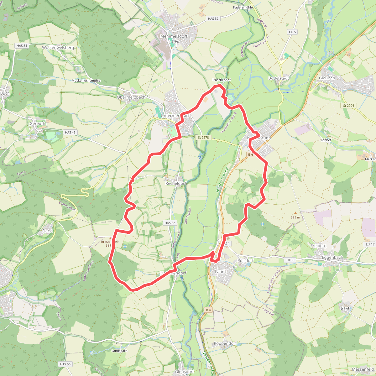 Rundwanderweg Milan Untermerzbach