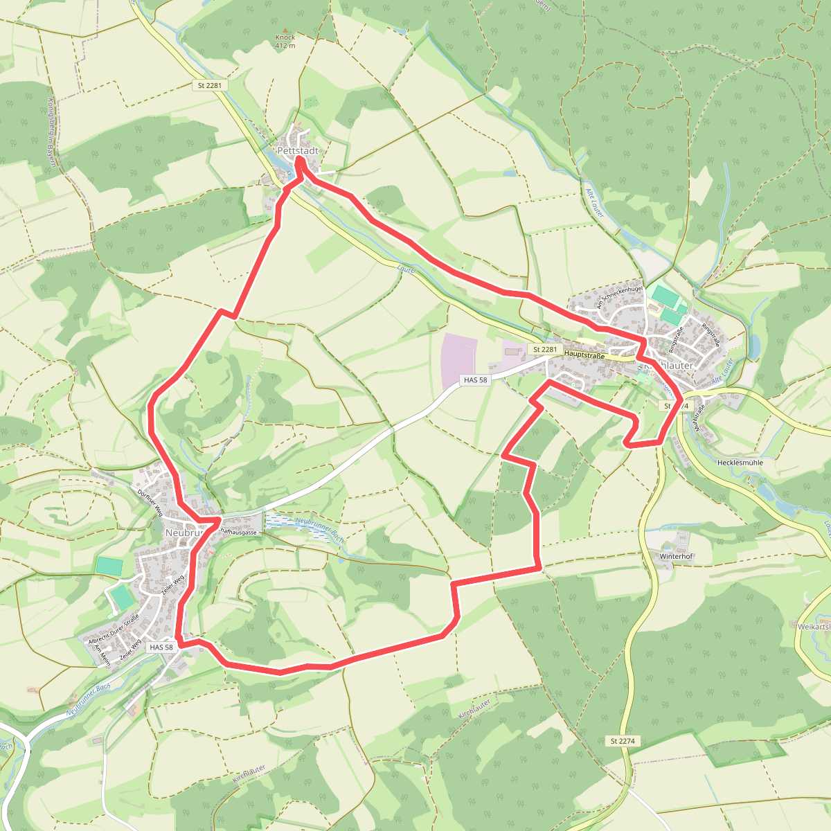 Schmetterling-Wanderweg Kirchlauter