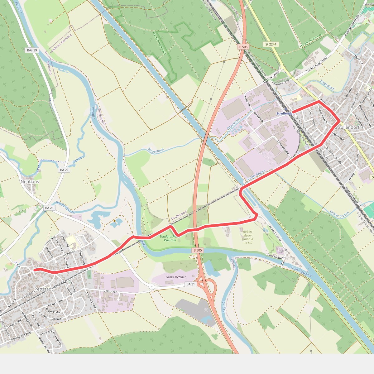 Verbindungsweg Strullendorf - 7-Flüsse-Wanderweg