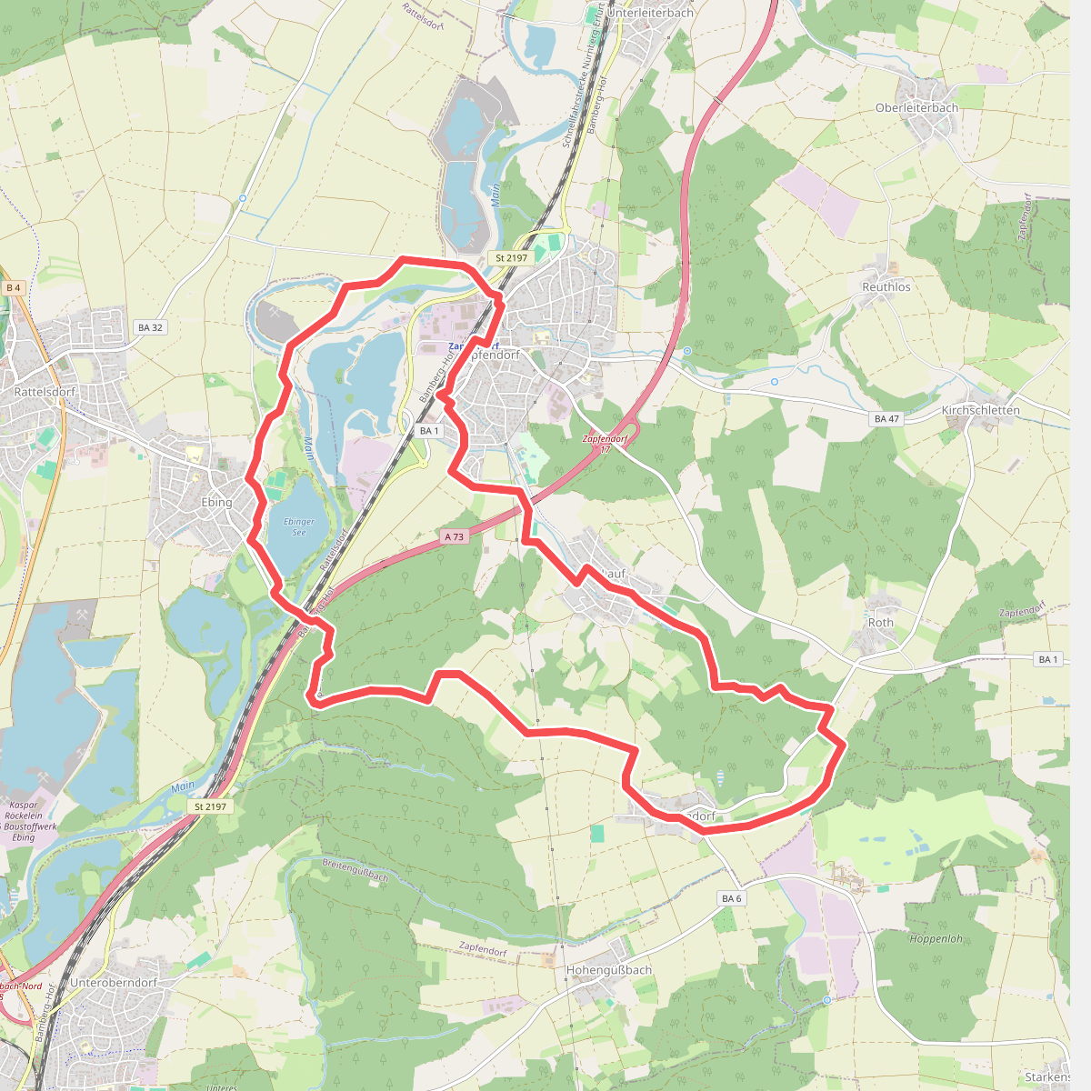 Zapfendorf Rundwanderweg Grüne 2
