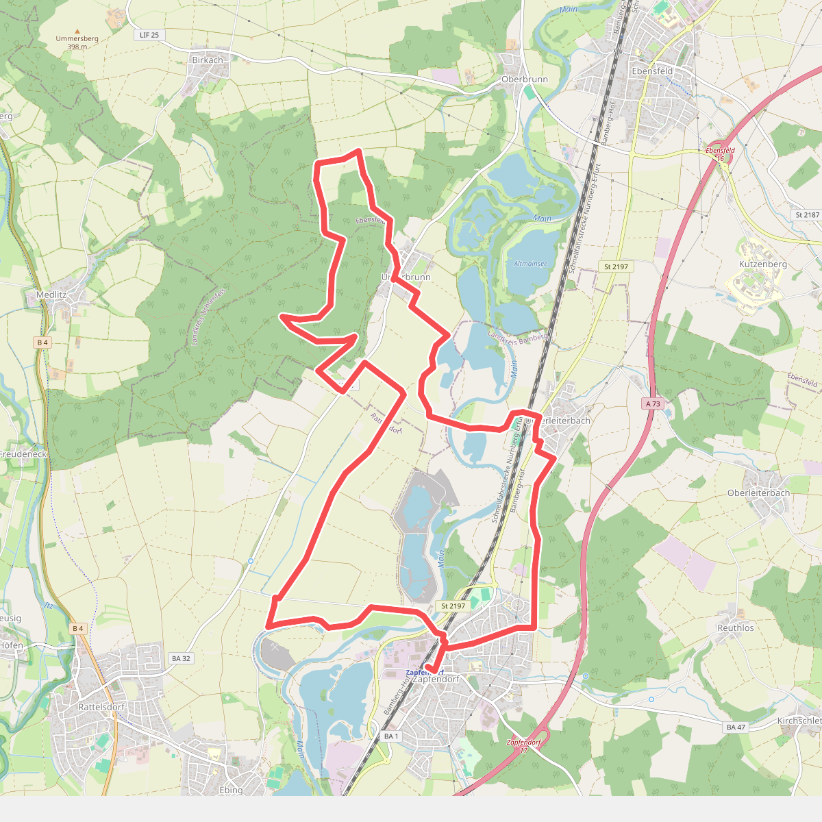 Zapfendorf Rundwanderweg Schwarze 4