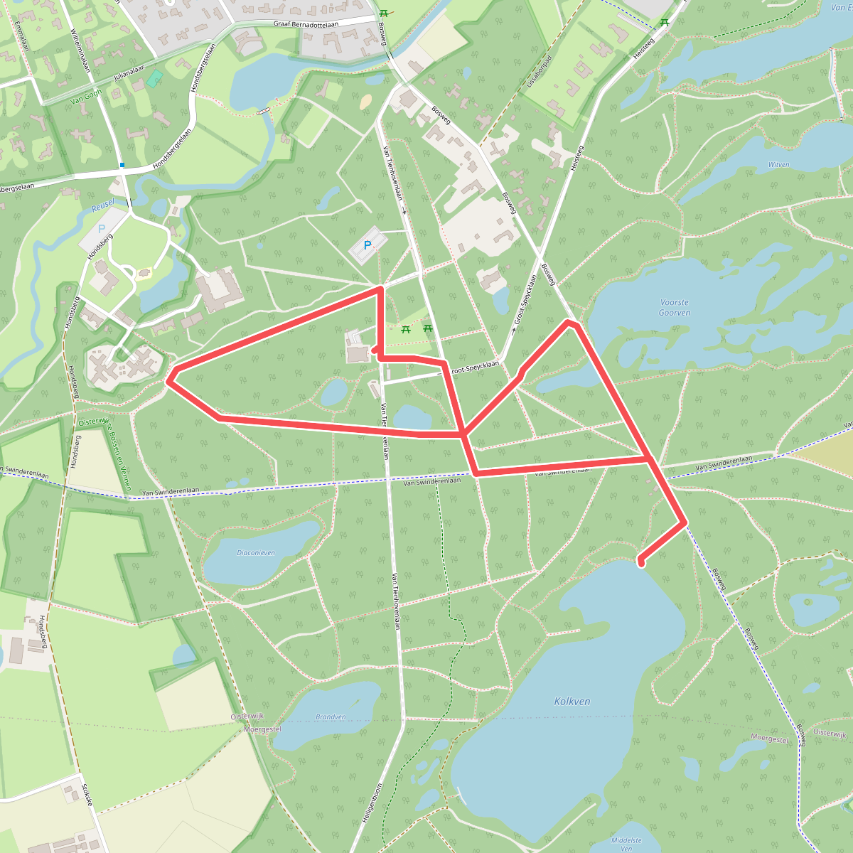 Wandelroute Groot Speijck bij Oisterwijk