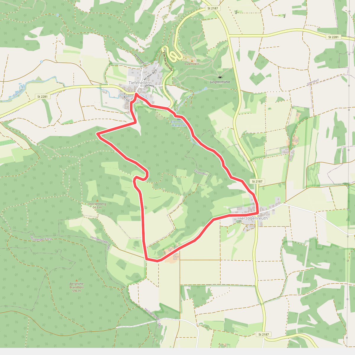 Rundweg Tiefenellern - Herzogenreuth - Stockenberg