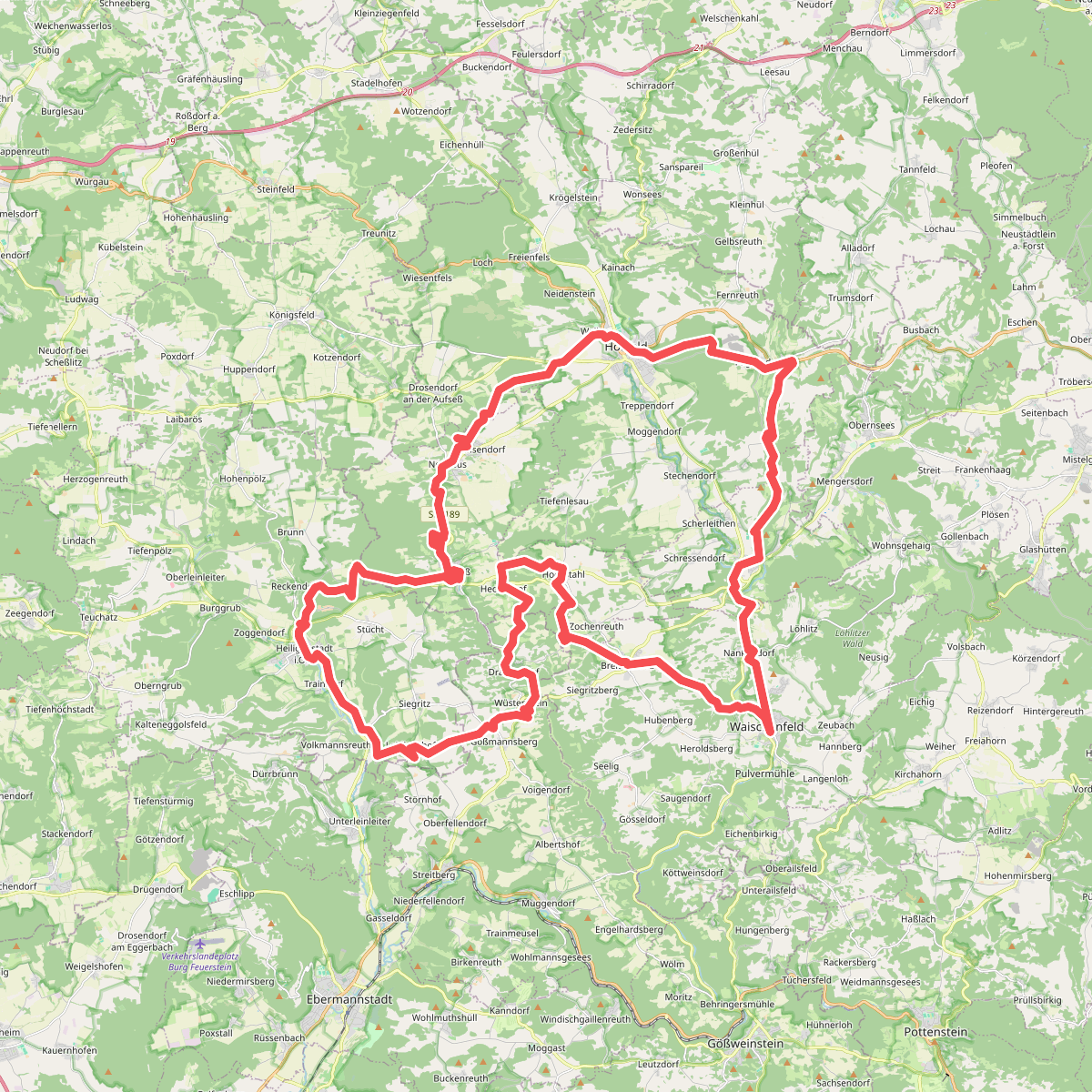 Fränkische Schweiz 3-Tage-Wanderung