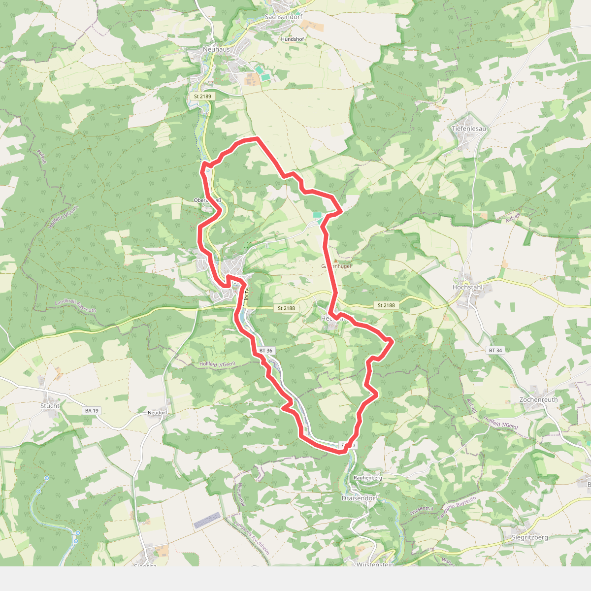 Aufseß Rundwanderweg Gelber Ring