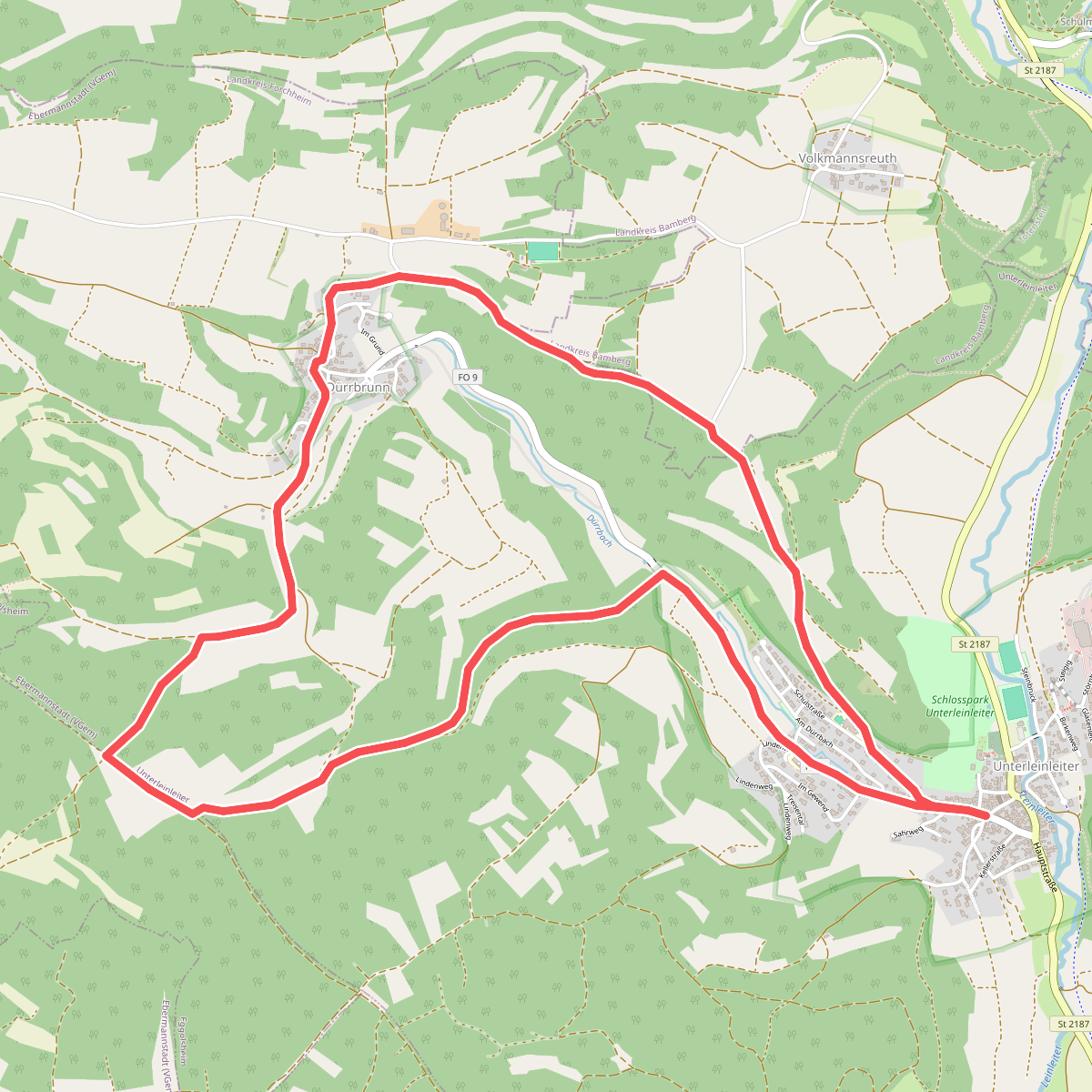 Unterleinleiter Rundwanderweg "Grüner Ring"
