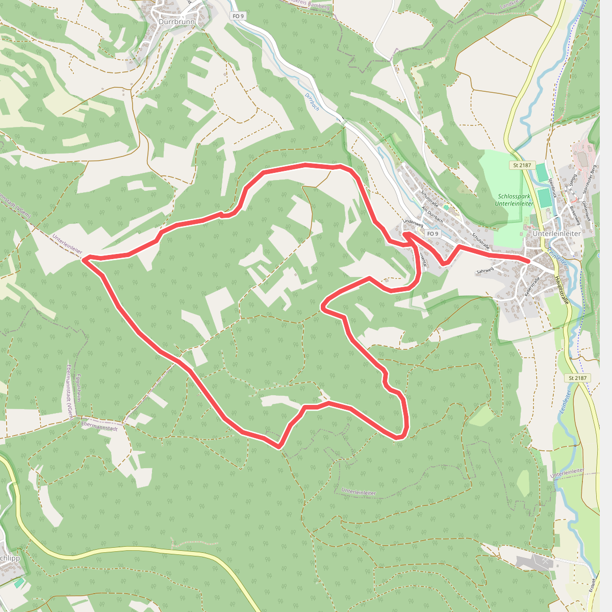 Unterleinleiter Rundwanderweg "Roter Ring"