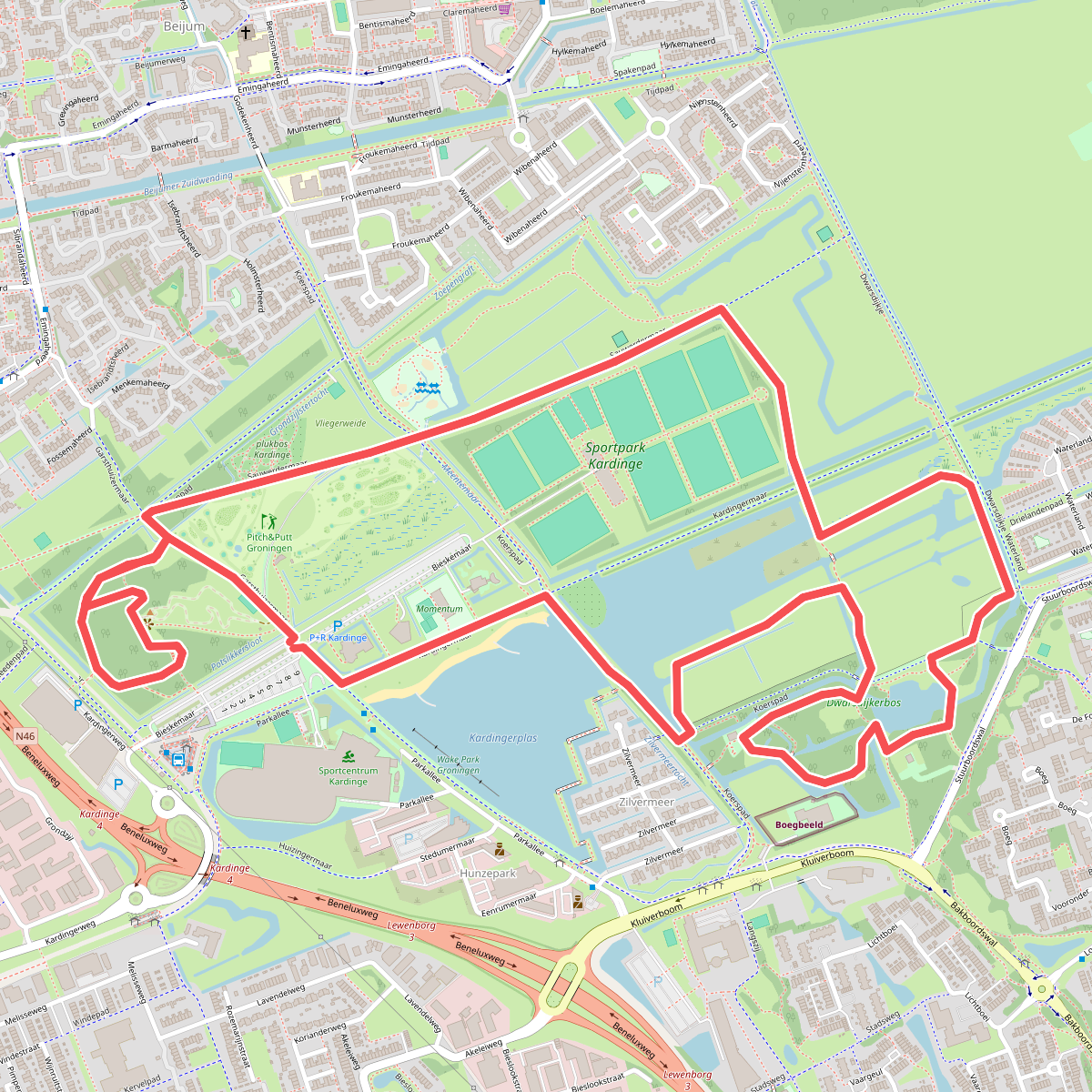 Wandelroute Kardinge