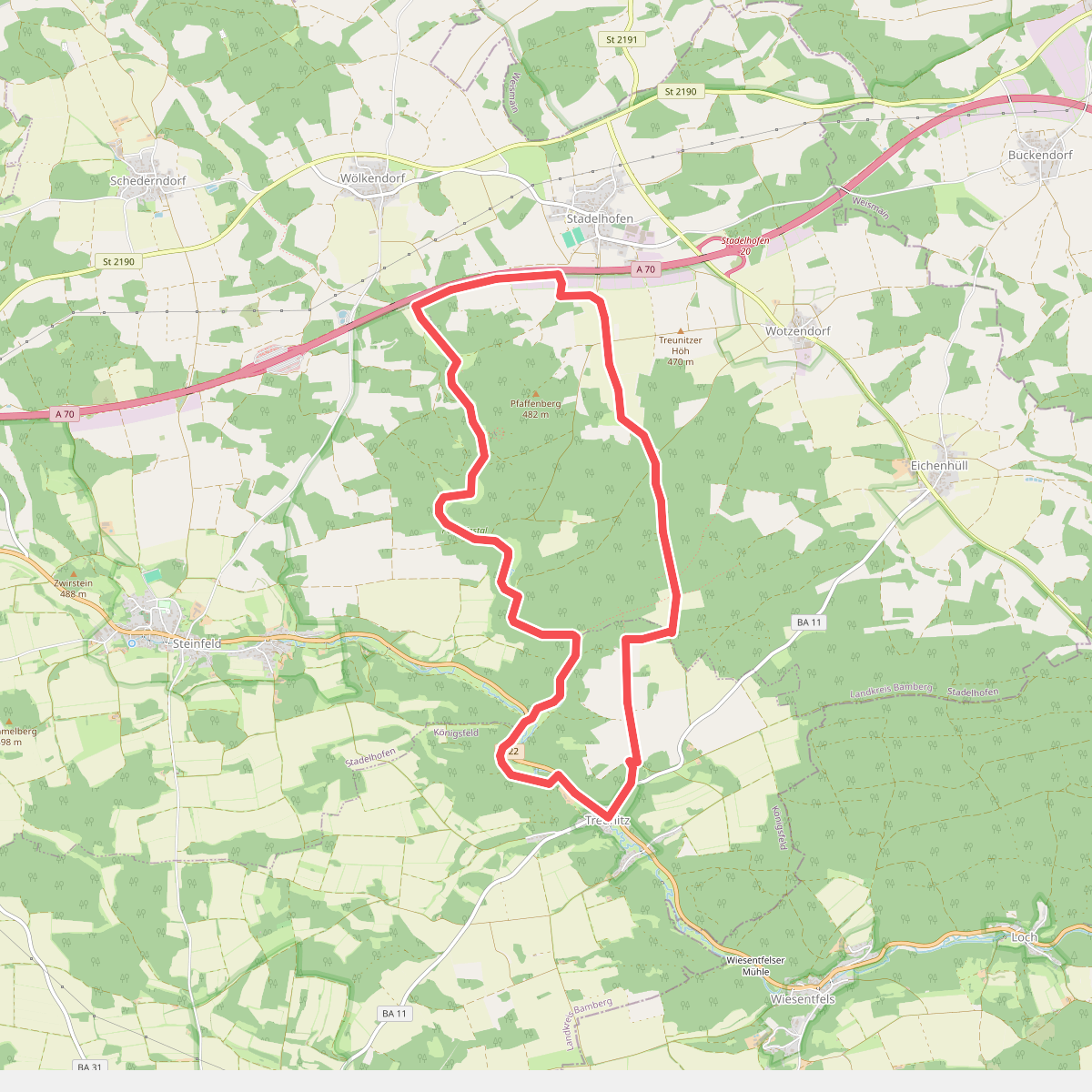 Rundweg Paradiestal