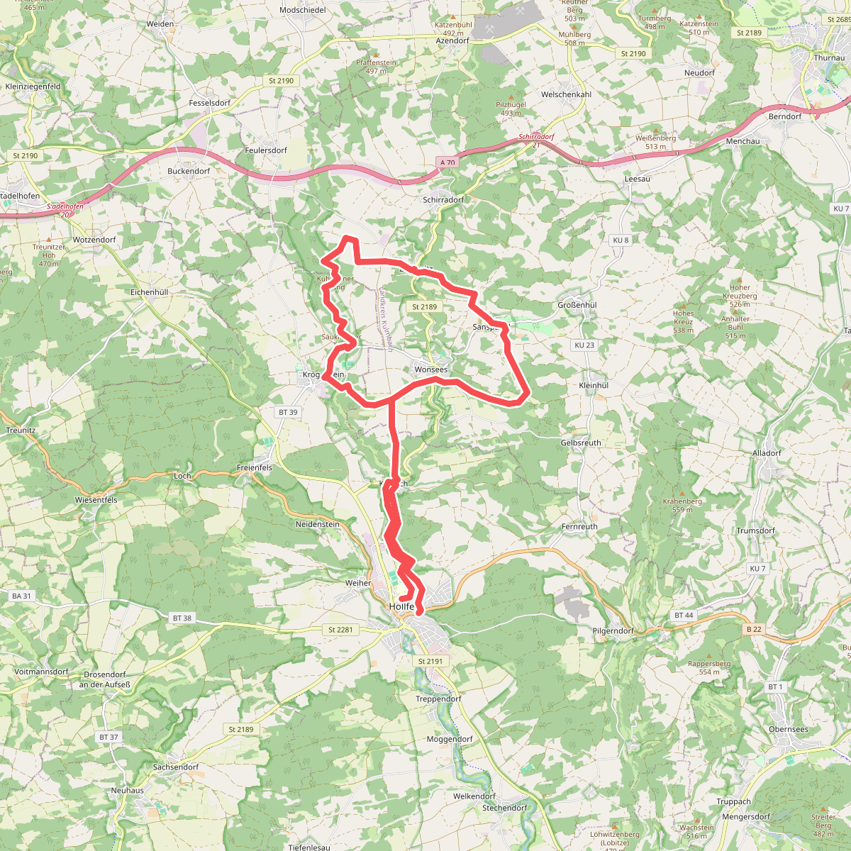 Fränkische Schweiz 3-Tage-Wanderung (Zusatzetappe)