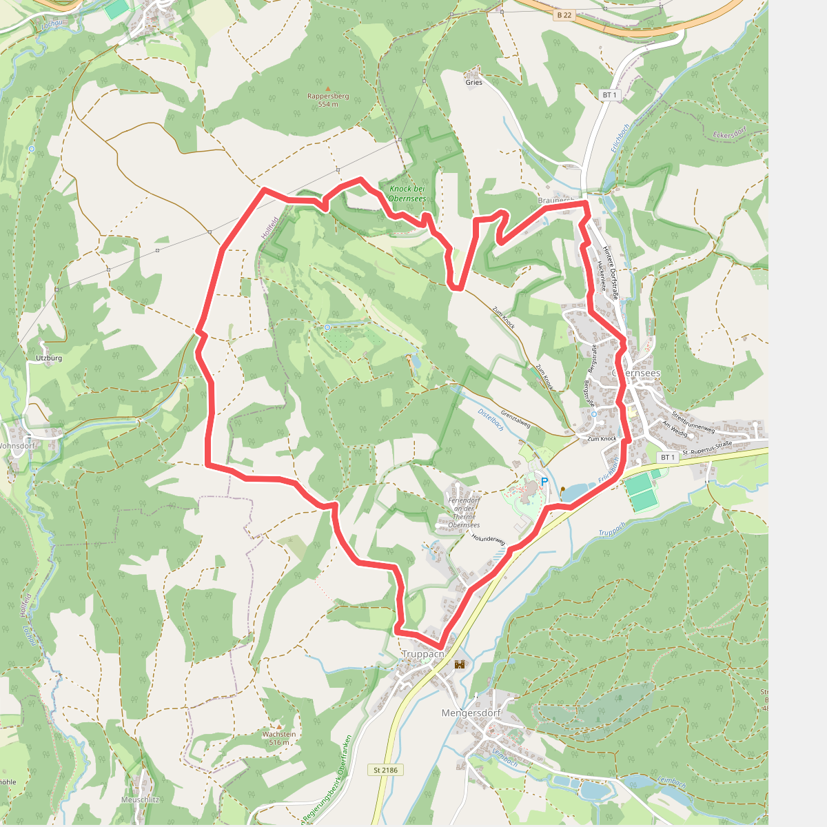 Obernsees Rundwanderweg "Mohrensteinweg"