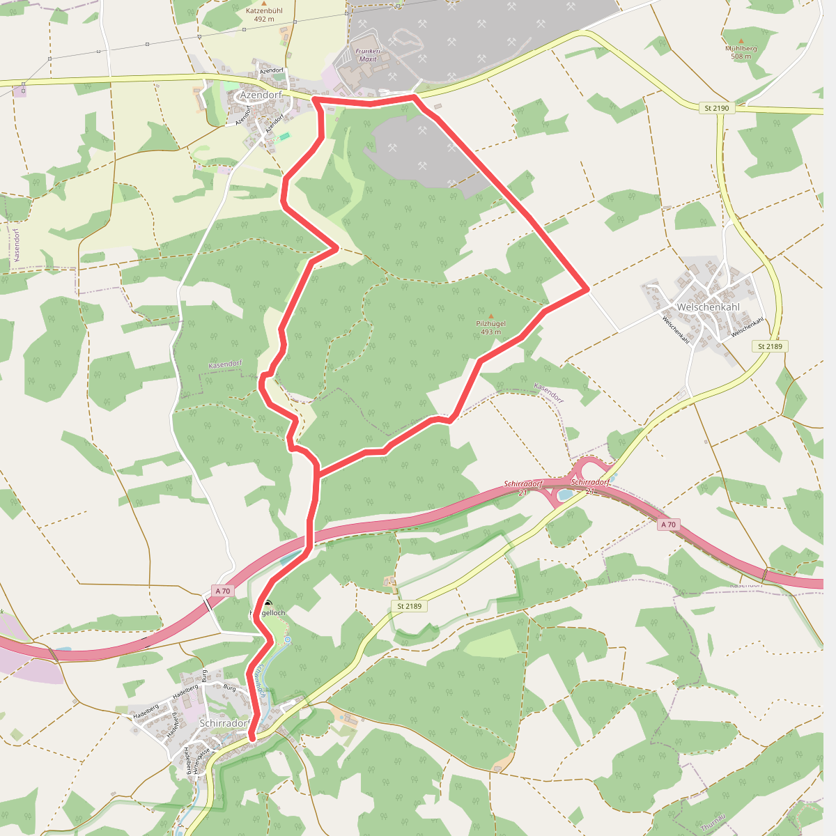 Schirradorf Rundwanderweg 1