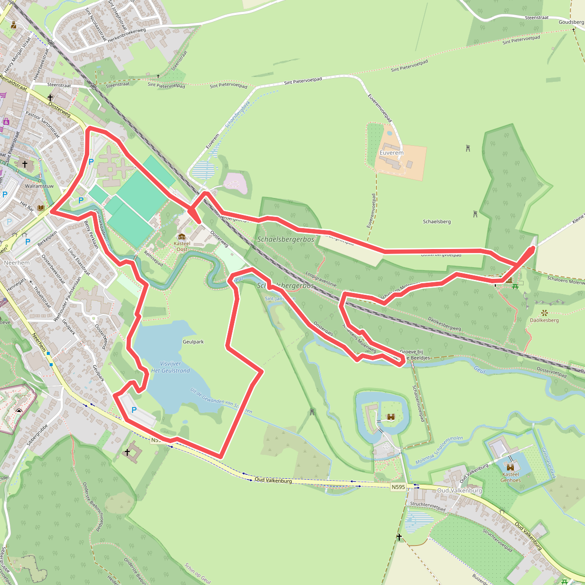 Wandelroute De Kluis, aan de rand van Valkenburg
