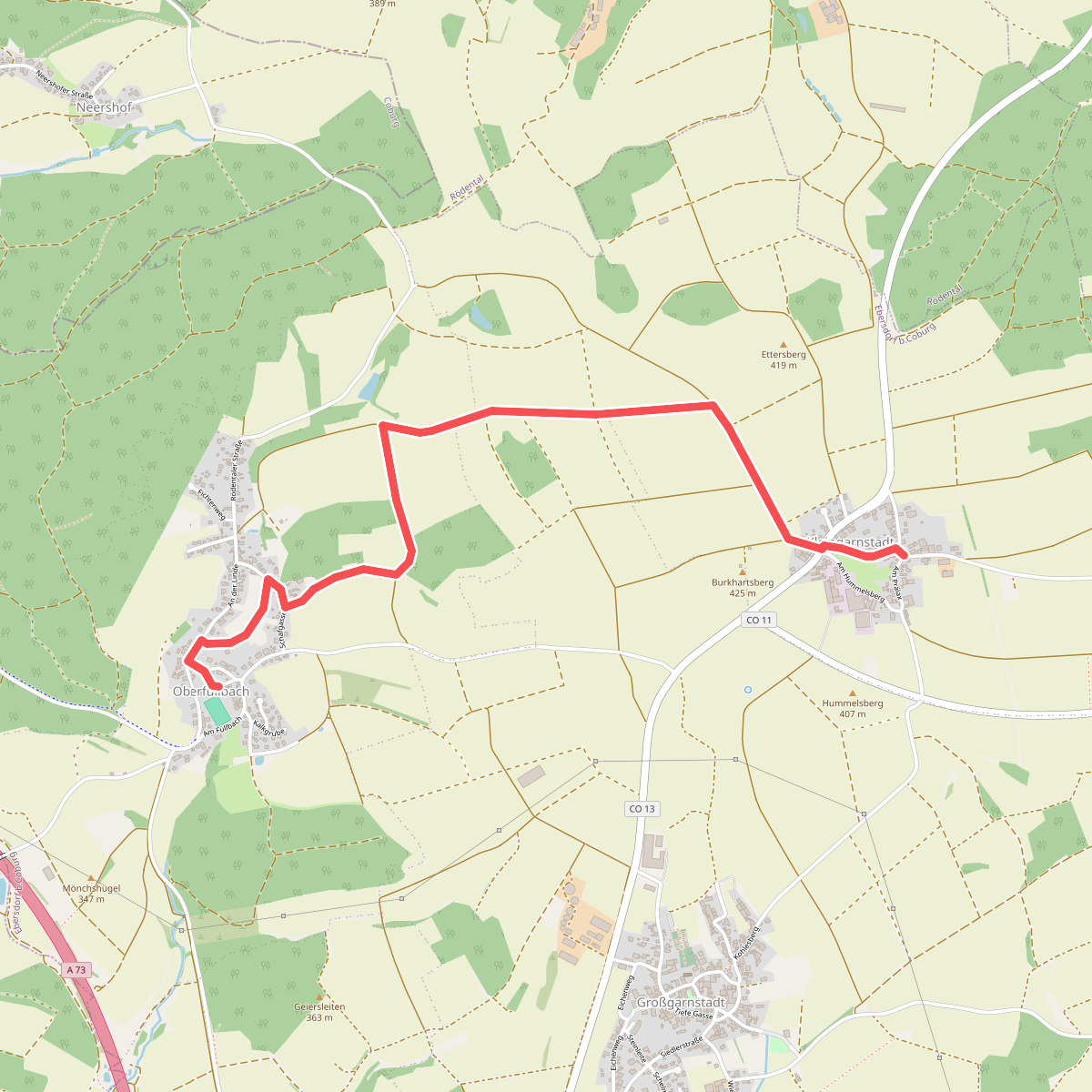 Rundwanderweg Ebersdorf Route 2