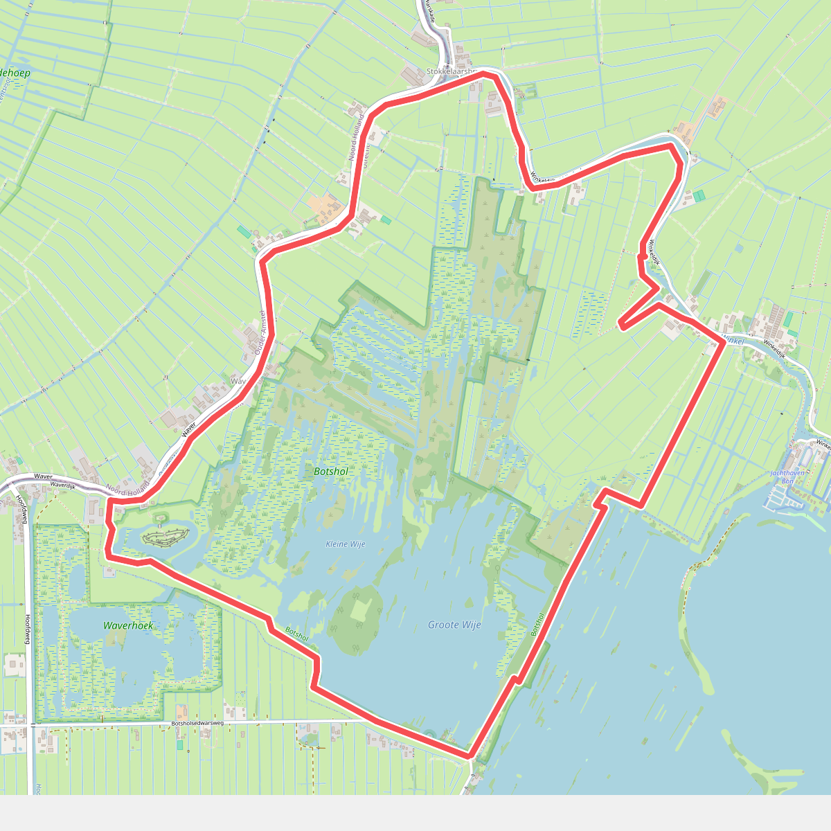 Wandelroute Botshol