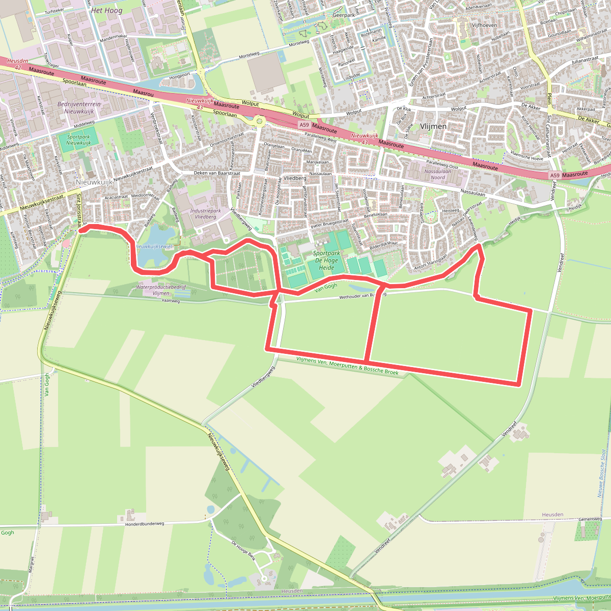 Schilderachtige wandelroute door Vlijmens Ven