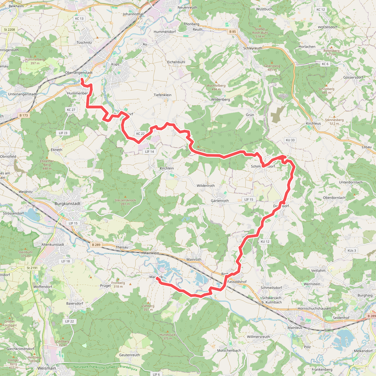 Obermain-Ostweg