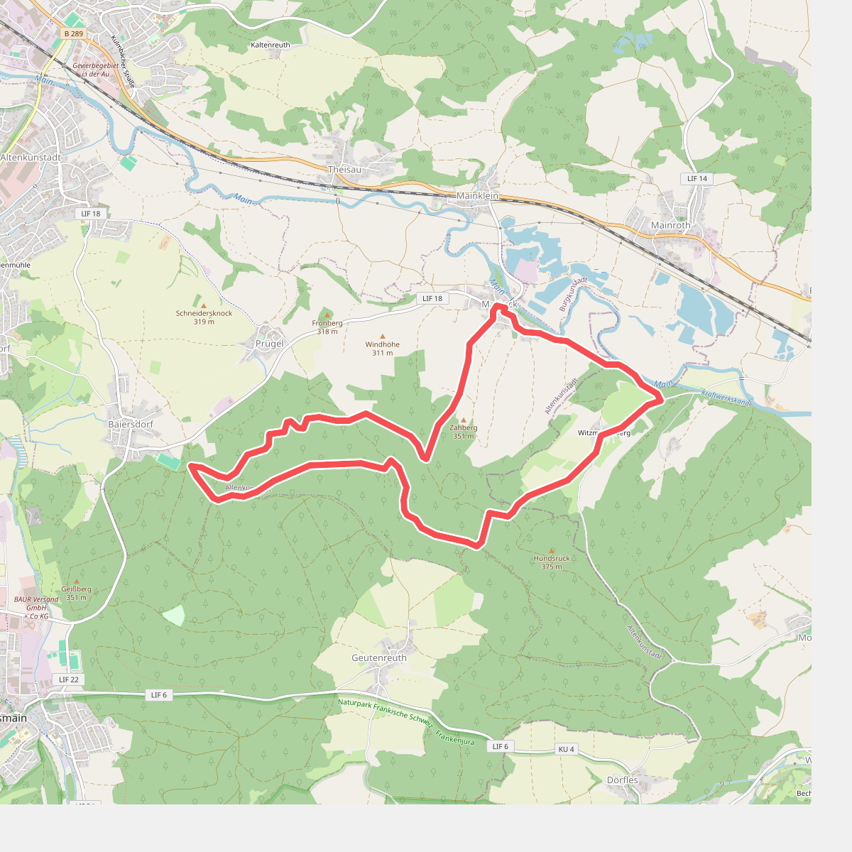 Rundweg F Maineck (Altenkunstadt)