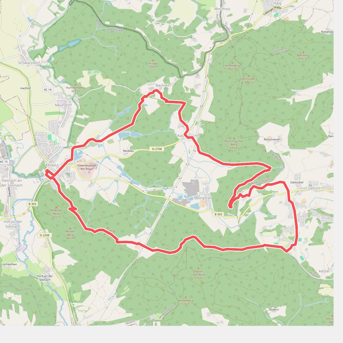 Heunischenburg-Weg