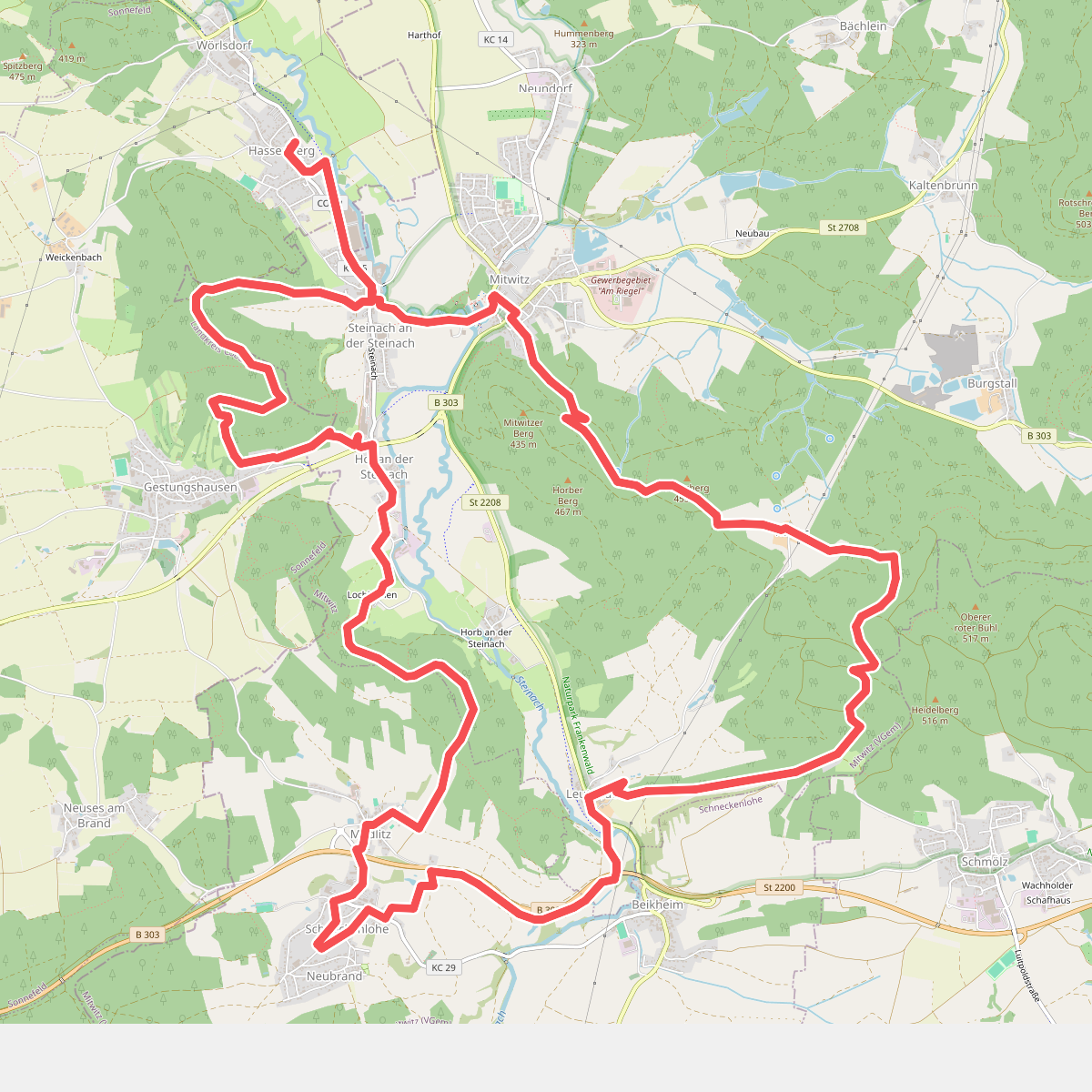 Kirchen-Wanderweg