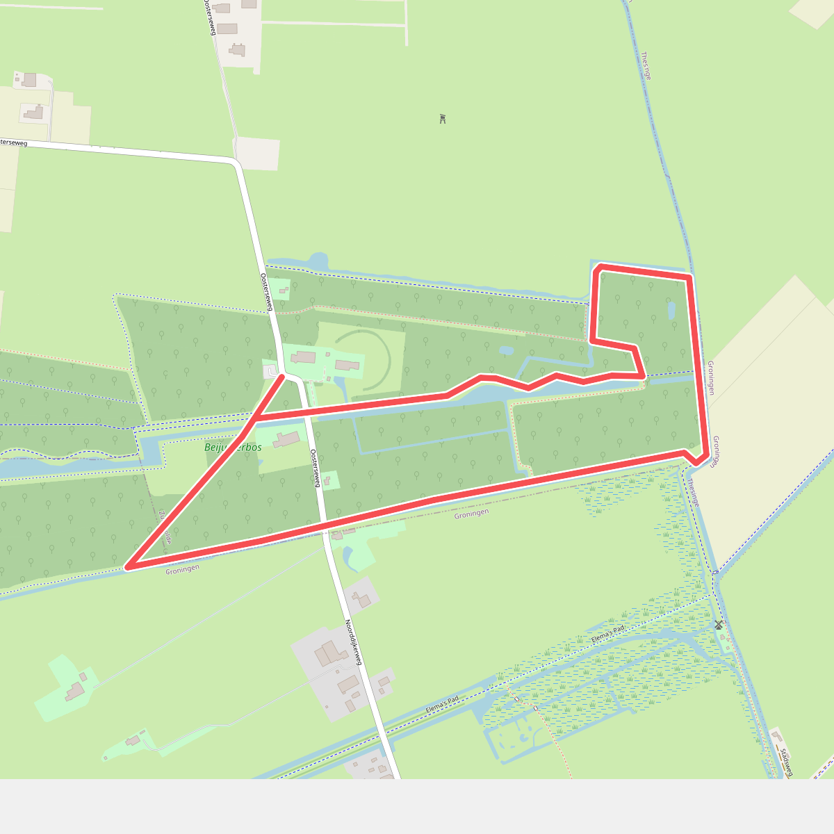 Natuurbeleefpad Beijumerbos