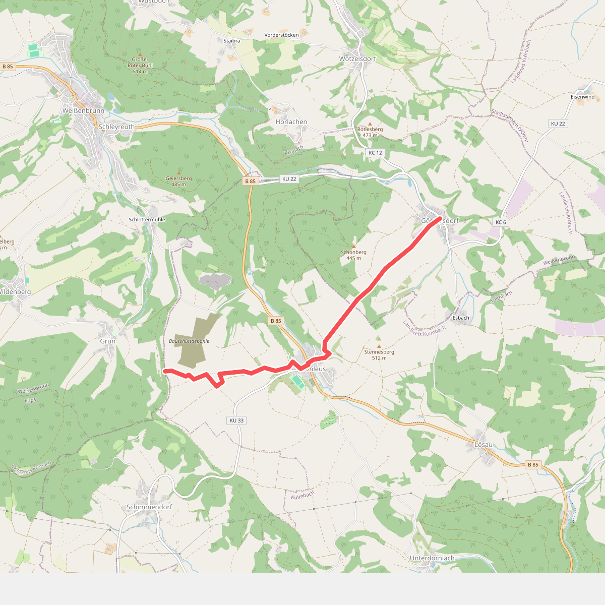 Weißenbrunner Panoramaweg KC54