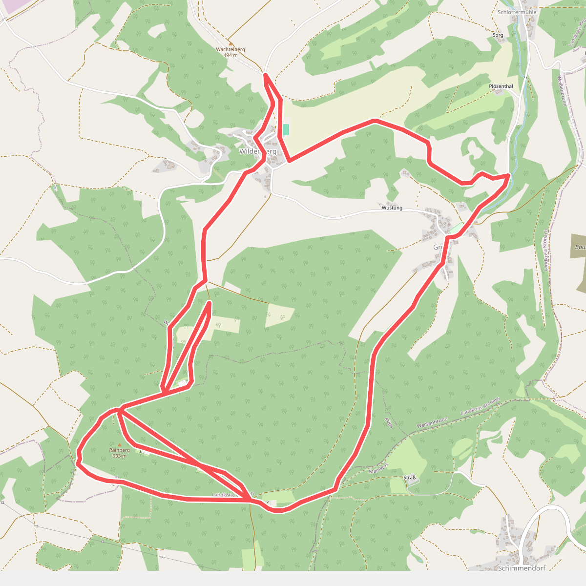 Wildenberger Buchenweg (Kronach)