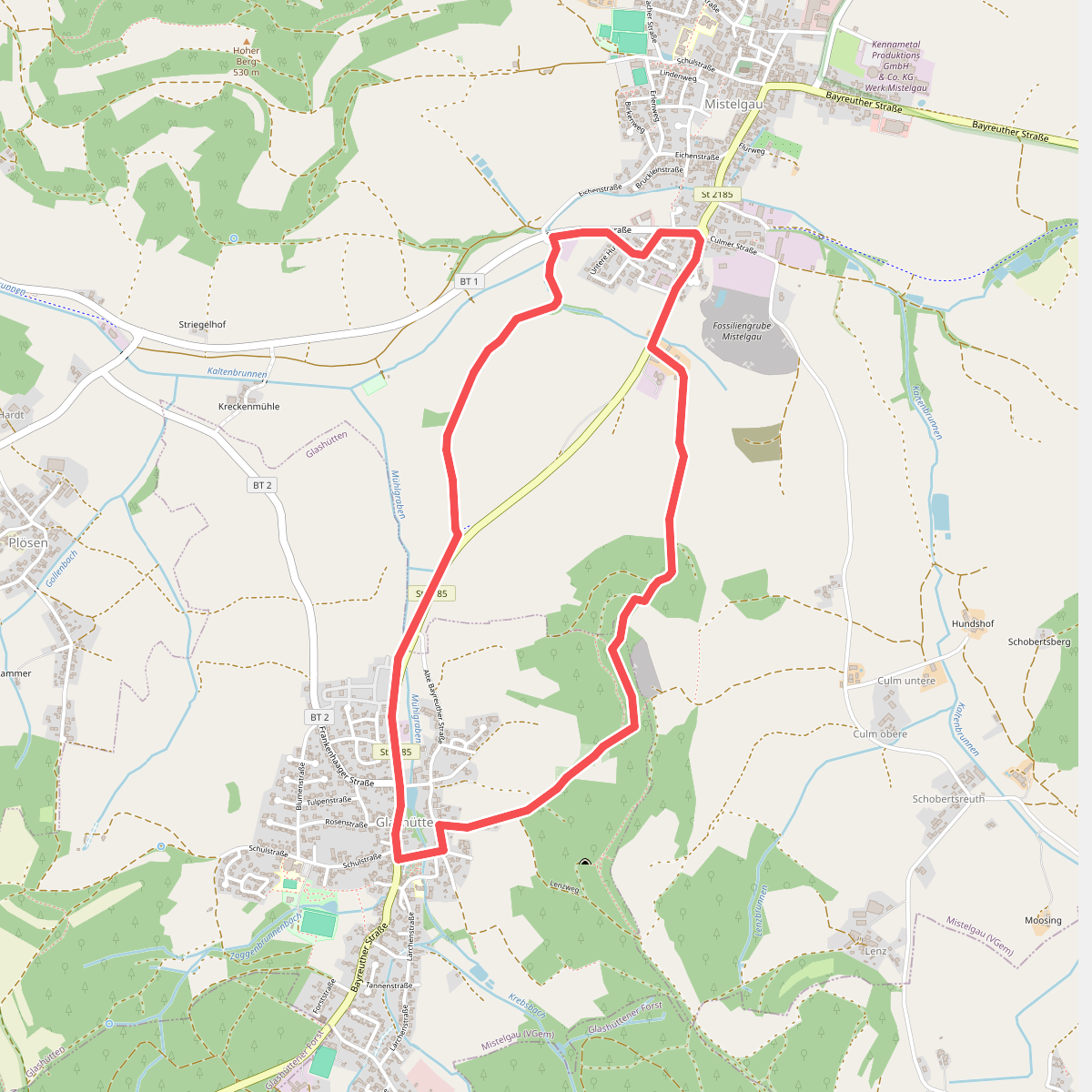 Mistelgau Rundwanderweg "Kulmleite"