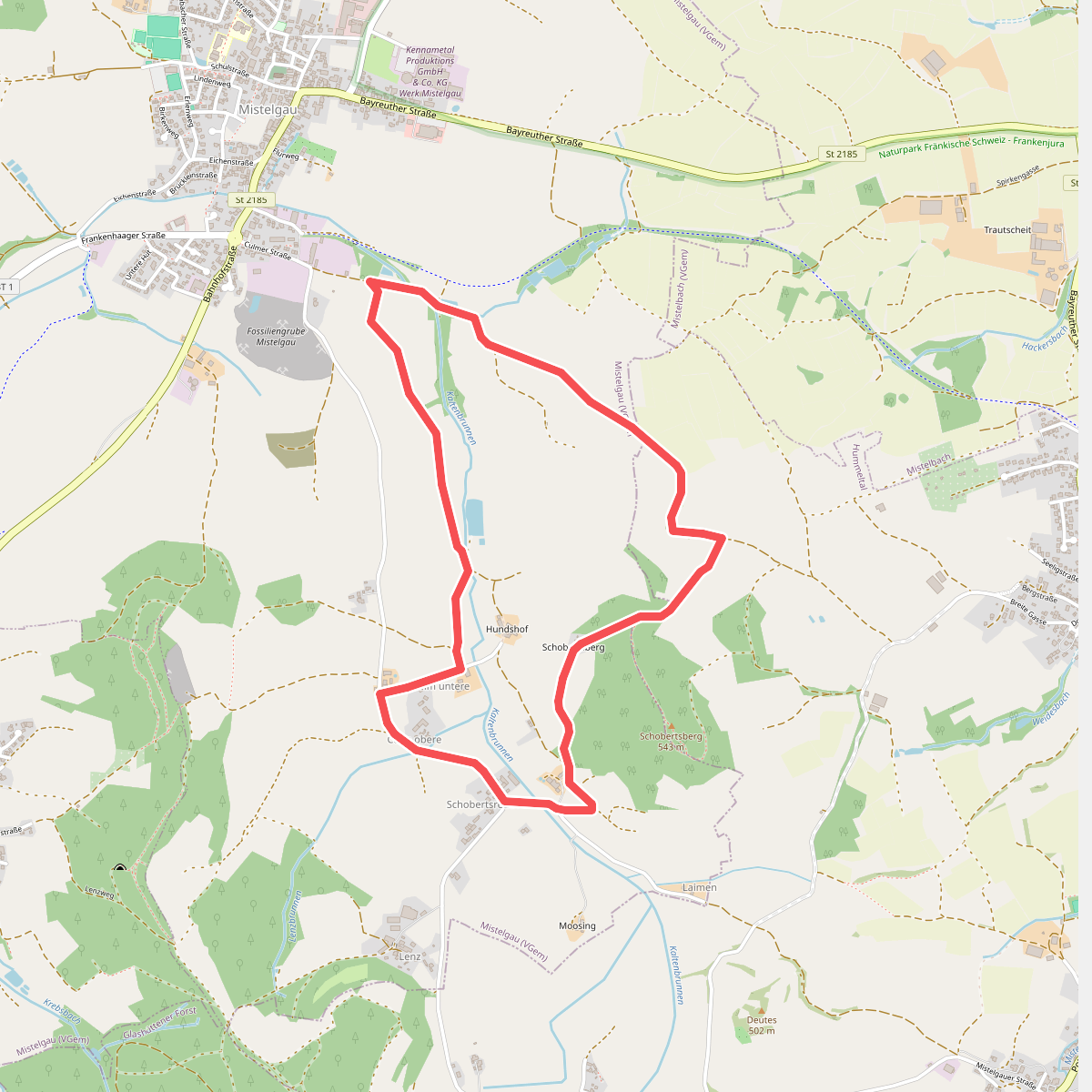 Mistelgau Rundwanderweg "Schobertsberg"
