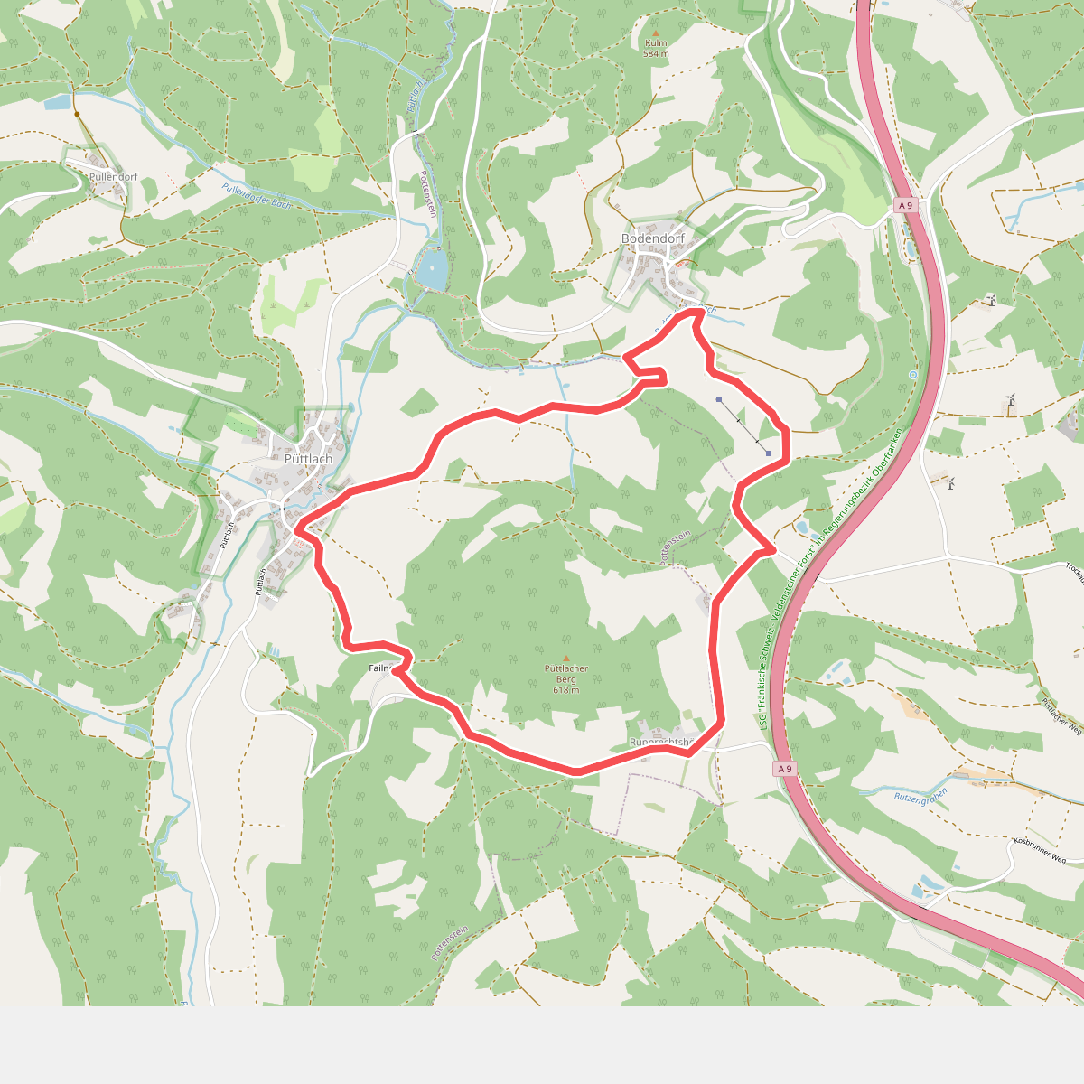 Rundweg Püttlach-Ruppertshöhe