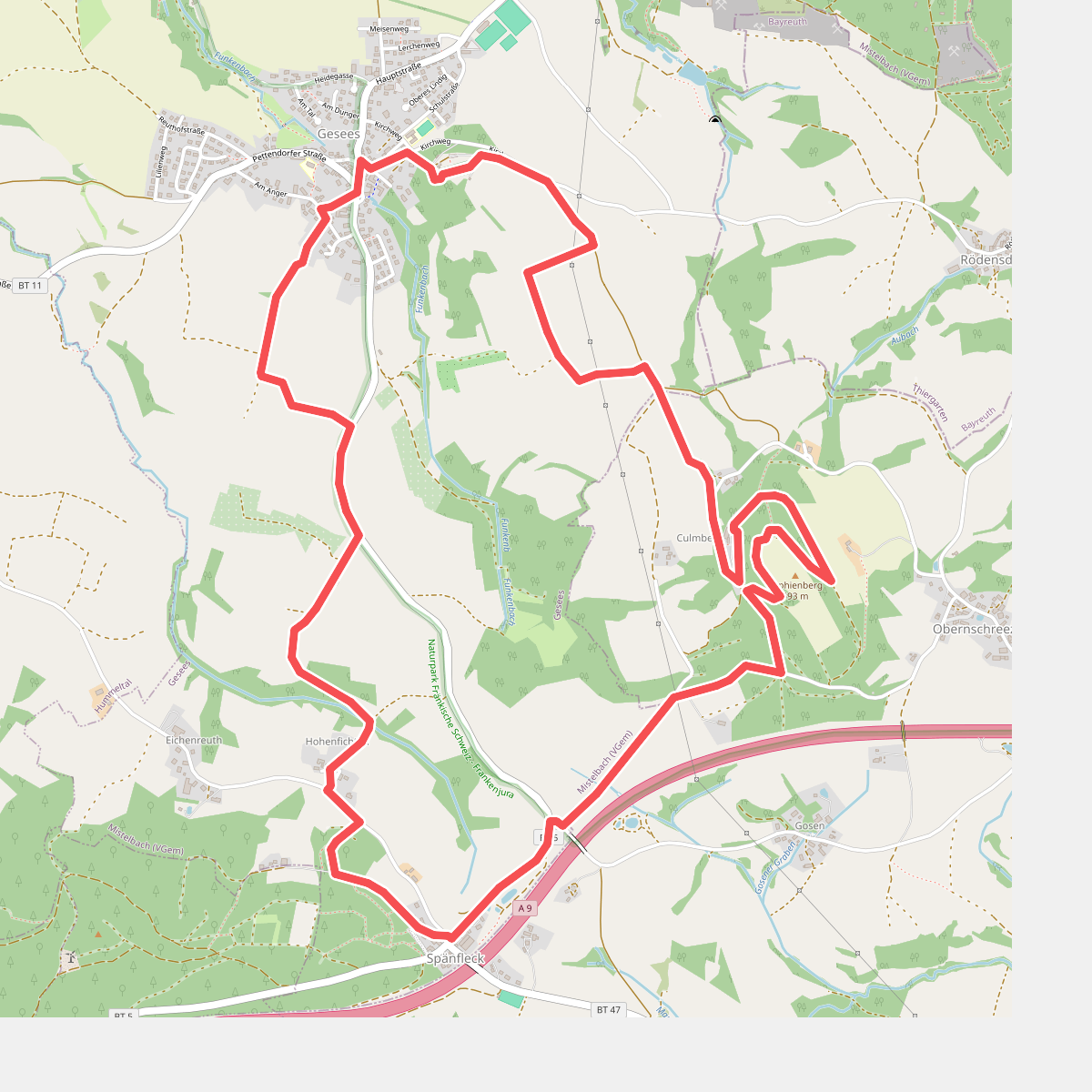 Rundwanderweg Gesees 2