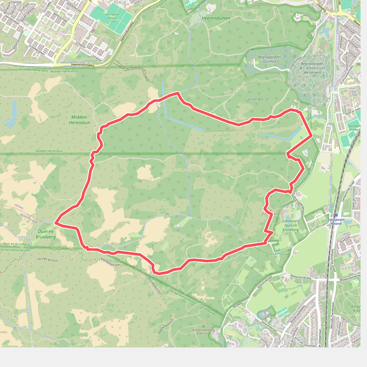 Wandelroute Konikroute | Nationaal Park Zuid-Kennemerland