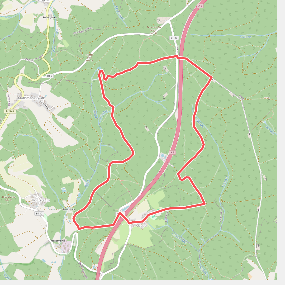 Weiglathal Rundwanderweg Nr. 6
