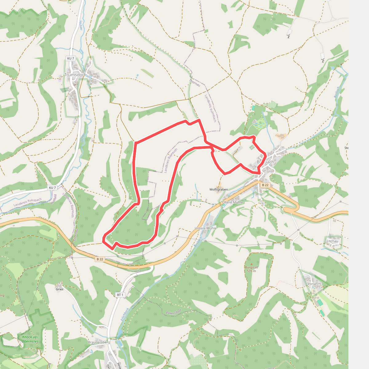 Kuckuckswege rund um Busbach Nr. 5