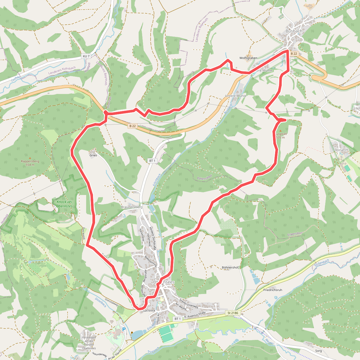 Obernsees Rundwanderweg "Lindigweg"