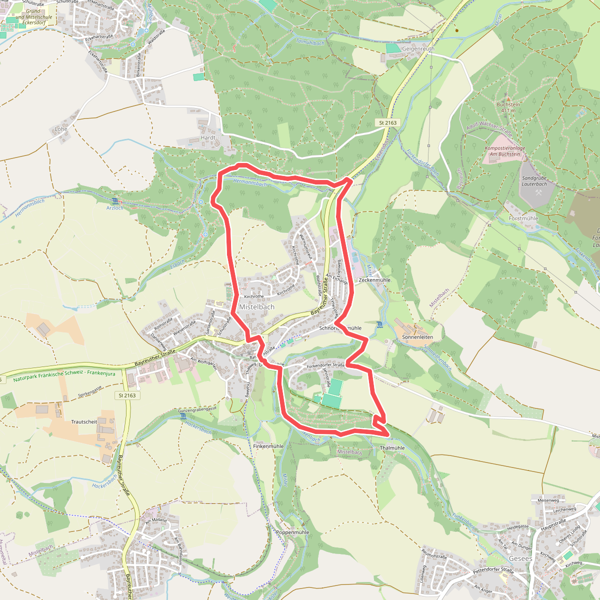 Mistelbach Rundwanderweg "Rund um Mistelbach"