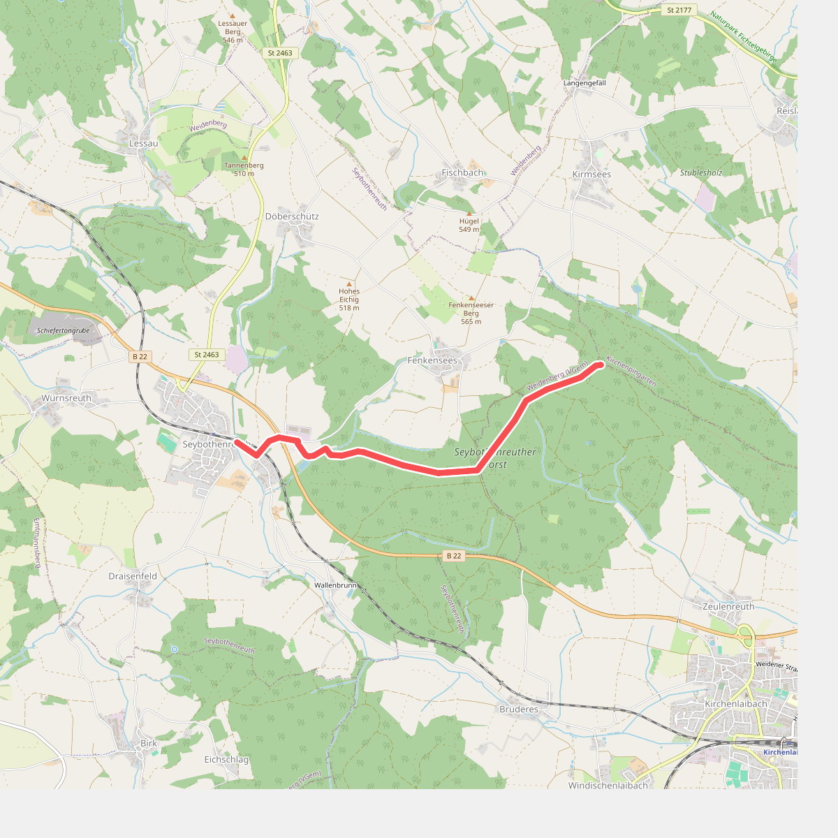 Seybothenreuth Steinkreuzweg