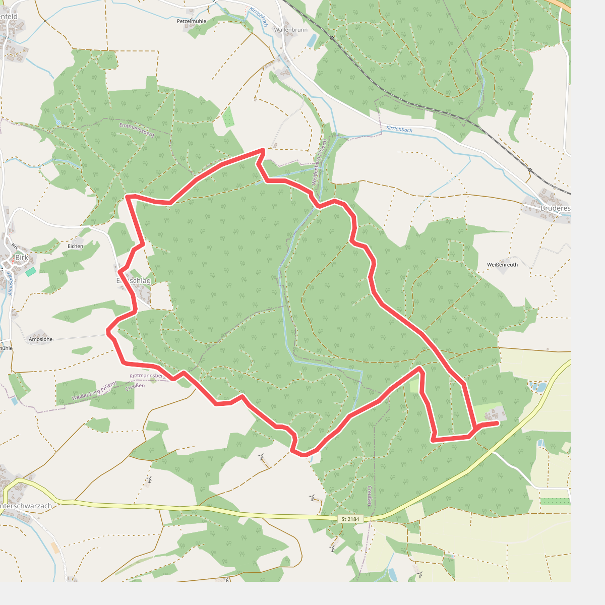 Speichersdorf Rundwanderweg Nr . 4