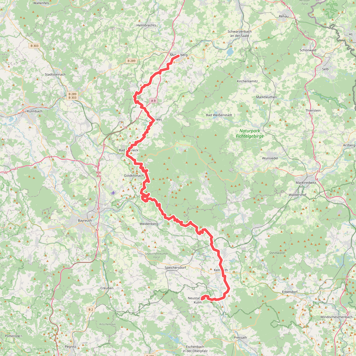 Westweg Fichtelgebirge
