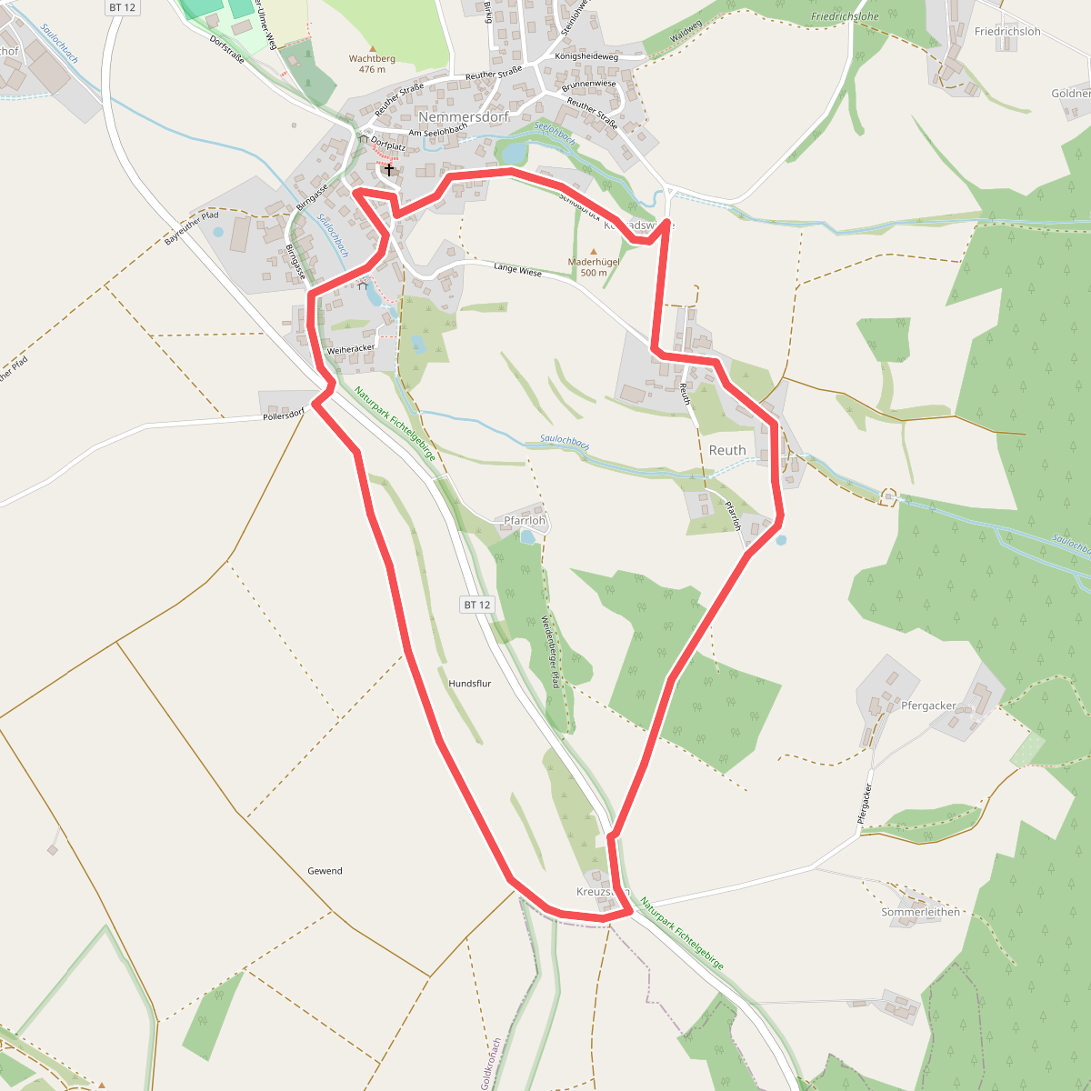 Goldkronach Rundwanderweg Nr. 6
